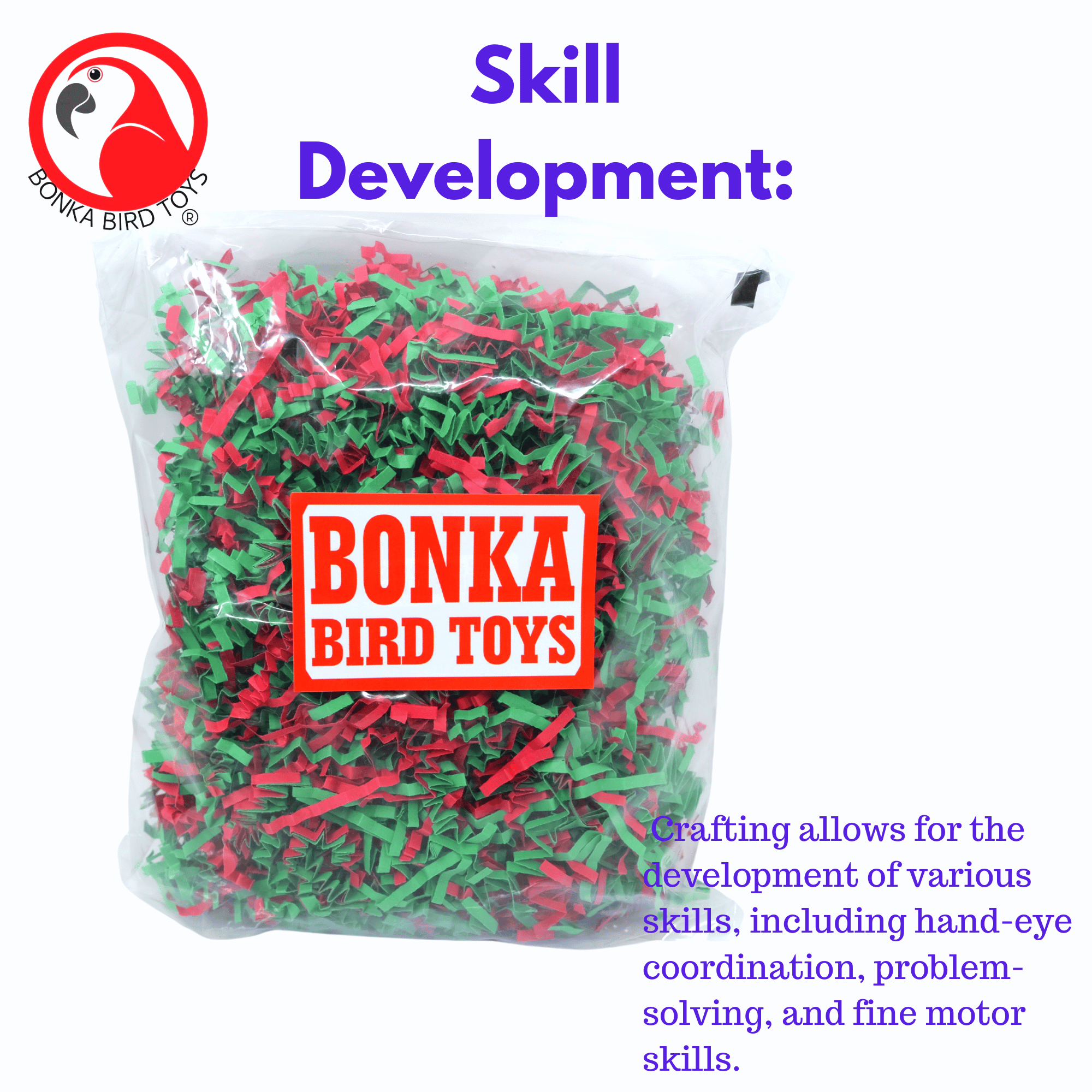 2140 Christmas Shred - Bonka Bird Toys