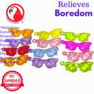 2525 Pk12 Semi-Transparent Colored Acrylic Sunglasses - Bonka Bird Toys