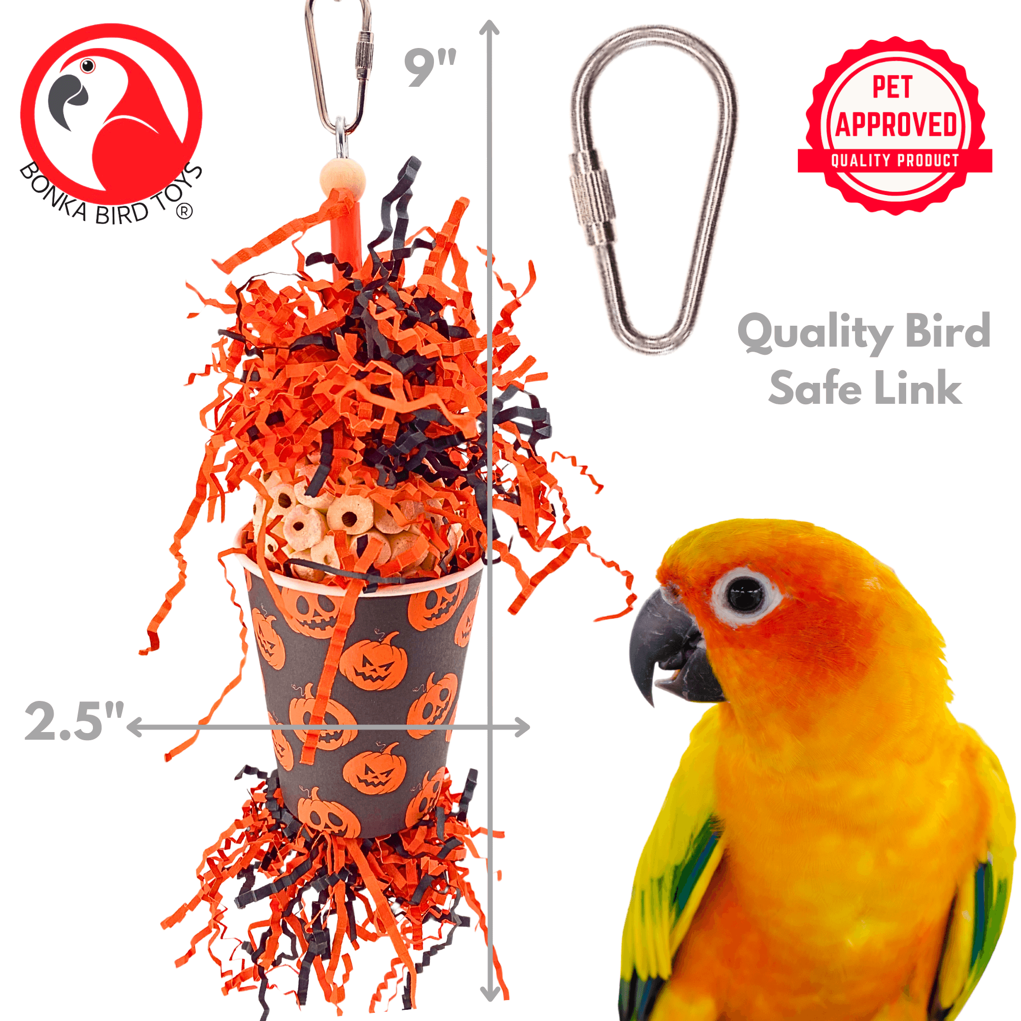 2868 Pumpkin Jumble - Bonka Bird Toys