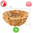 1262 Natural Grass Bowl - Bonka Bird Toys