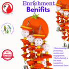 2458 Large Orange - Bonka Bird Toys