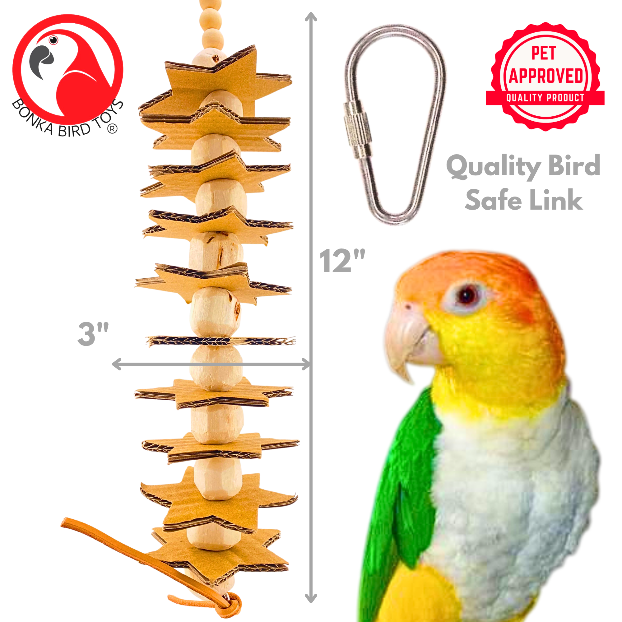 1148 Long Sola Star - Bonka Bird Toys