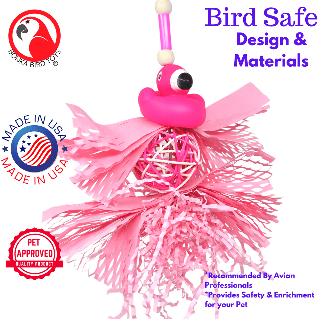 1005 Pink Flamingo - Bonka Bird Toys