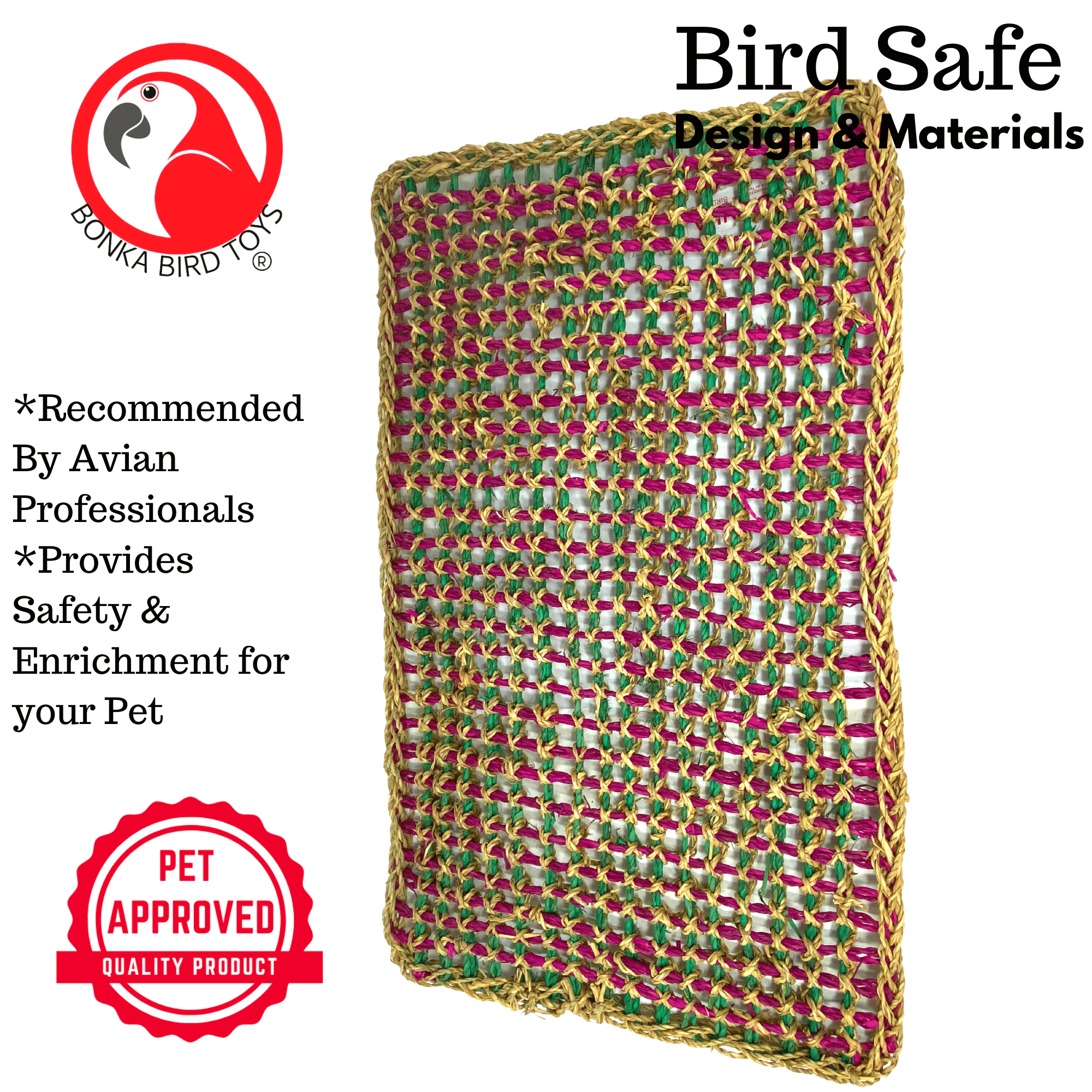 Seagrass Mat 14X24 - Bonka Bird Toys