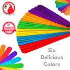 Pk100 Big Colored Wooden Chewy Sticks - Bonka Bird Toys