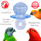 Crystal Cut Pk12 Pacifiers - Bonka Bird Toys