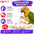 1288 Pk6 Natural Sola Sticks without Bark - Bonka Bird Toys