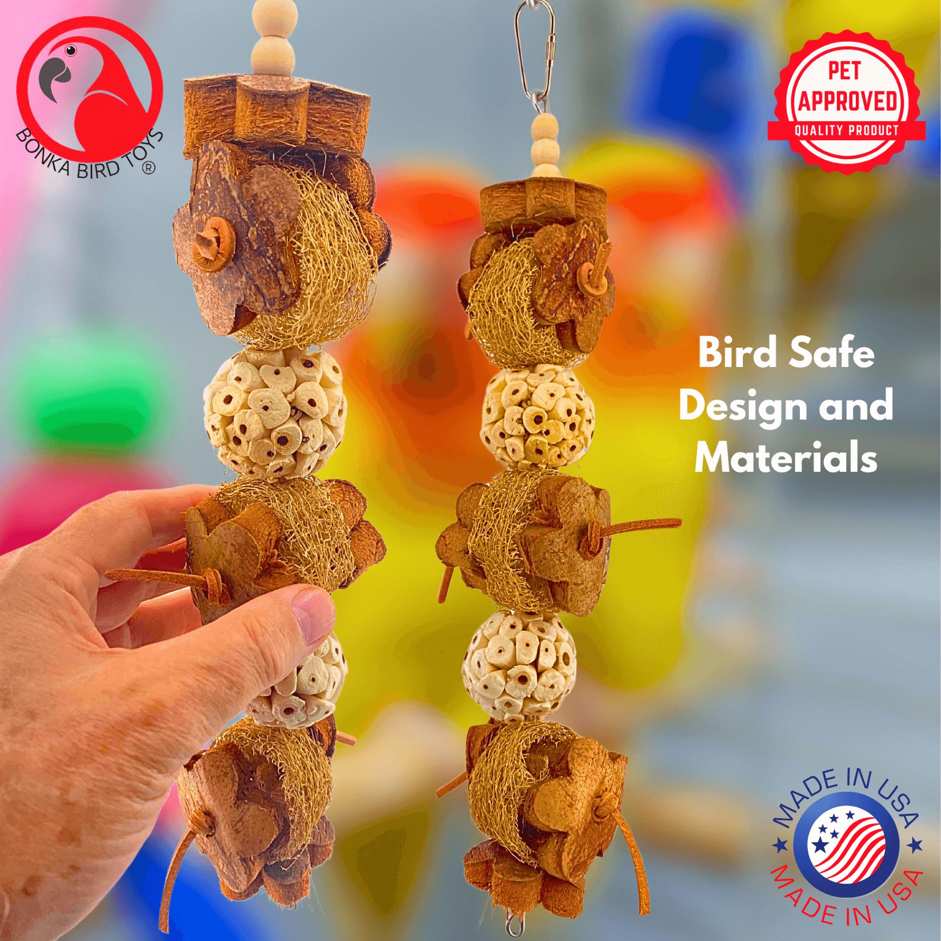 1201 Earth Bite Tower - Bonka Bird Toys