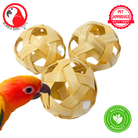 3485 PK3 Natural 3 Inch Bamboo Balls - Bonka Bird Toys
