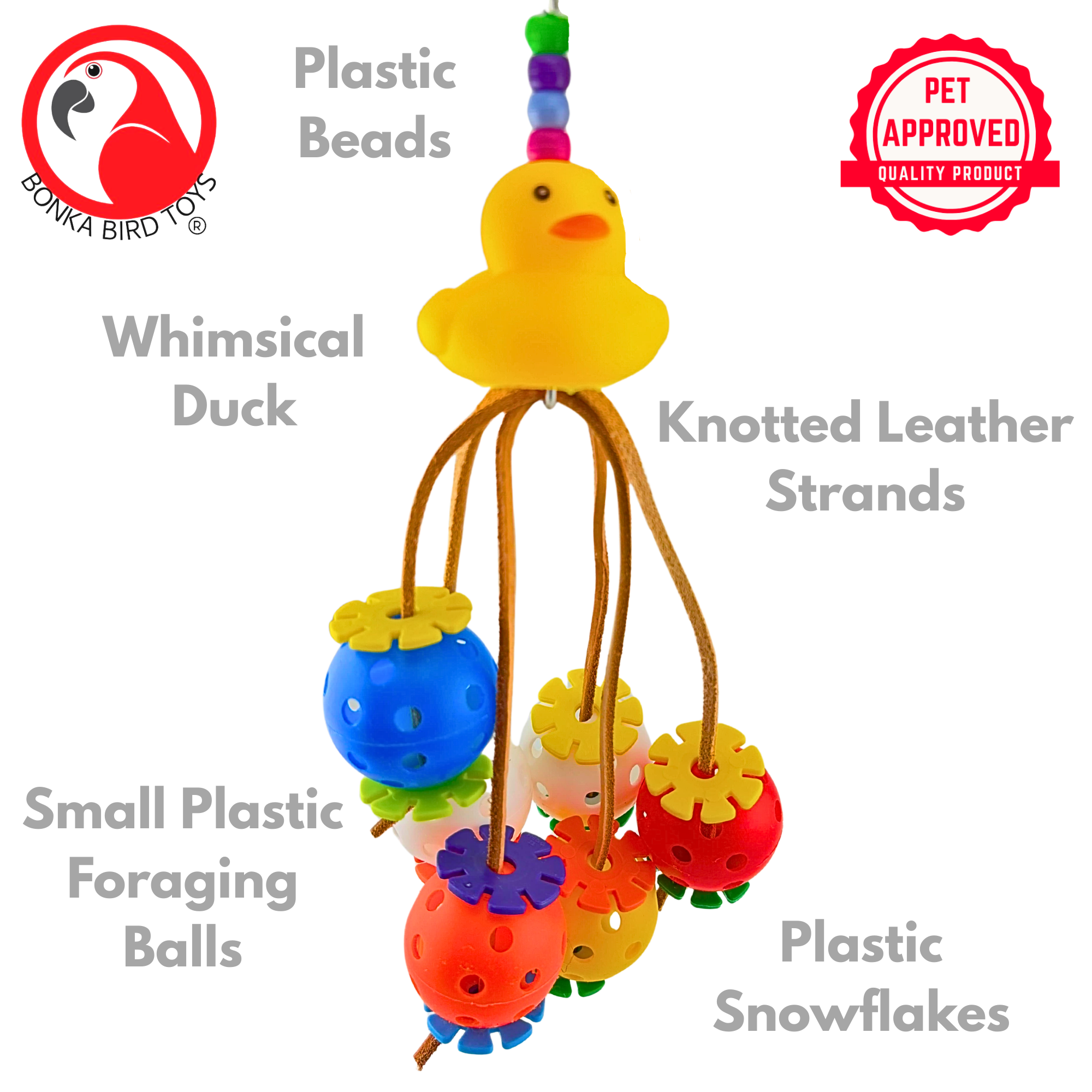 2325 Ducky Spyder - Bonka Bird Toys
