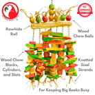 2059 X-Large Bone Bridge - Bonka Bird Toys