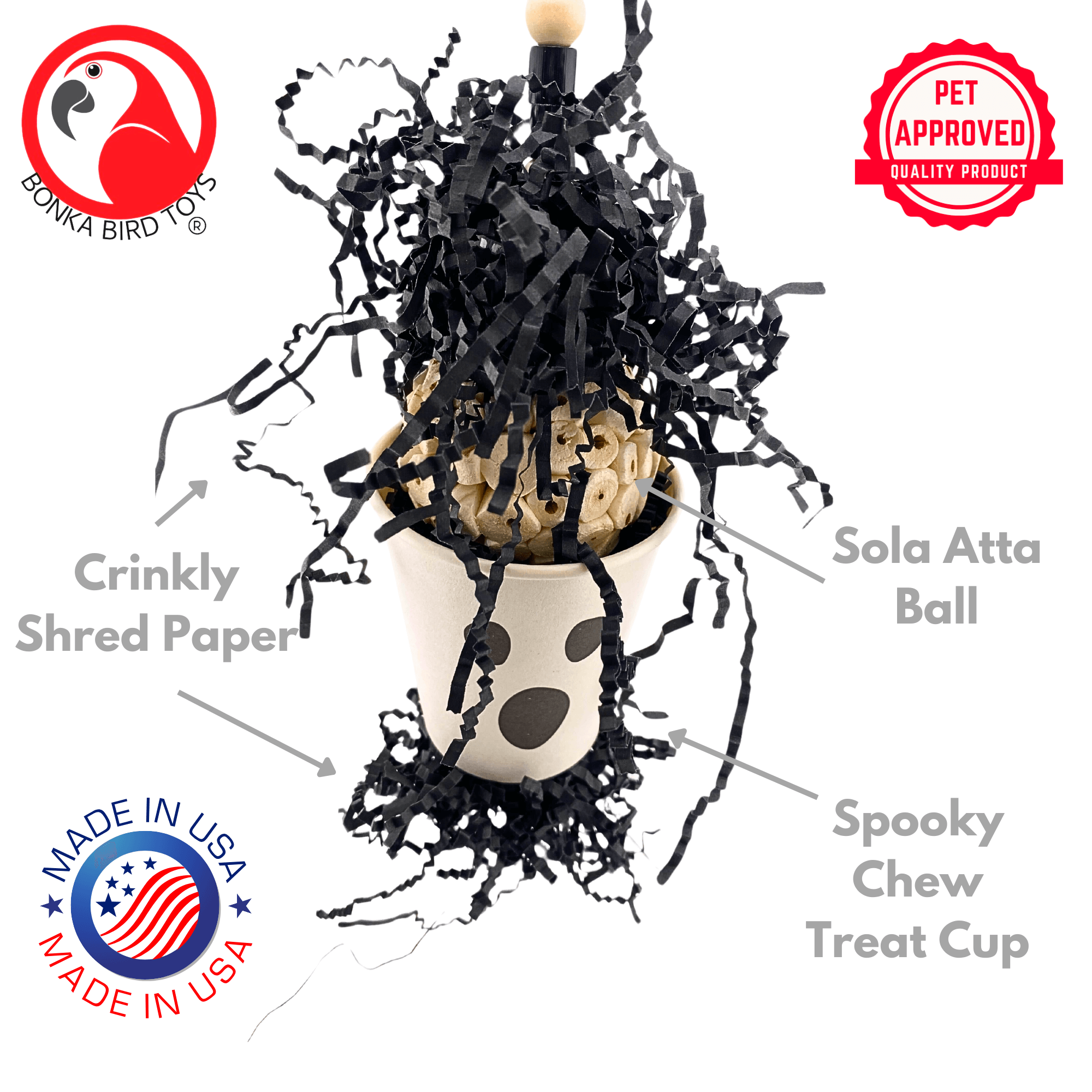 2872 Boo Ghost - Bonka Bird Toys