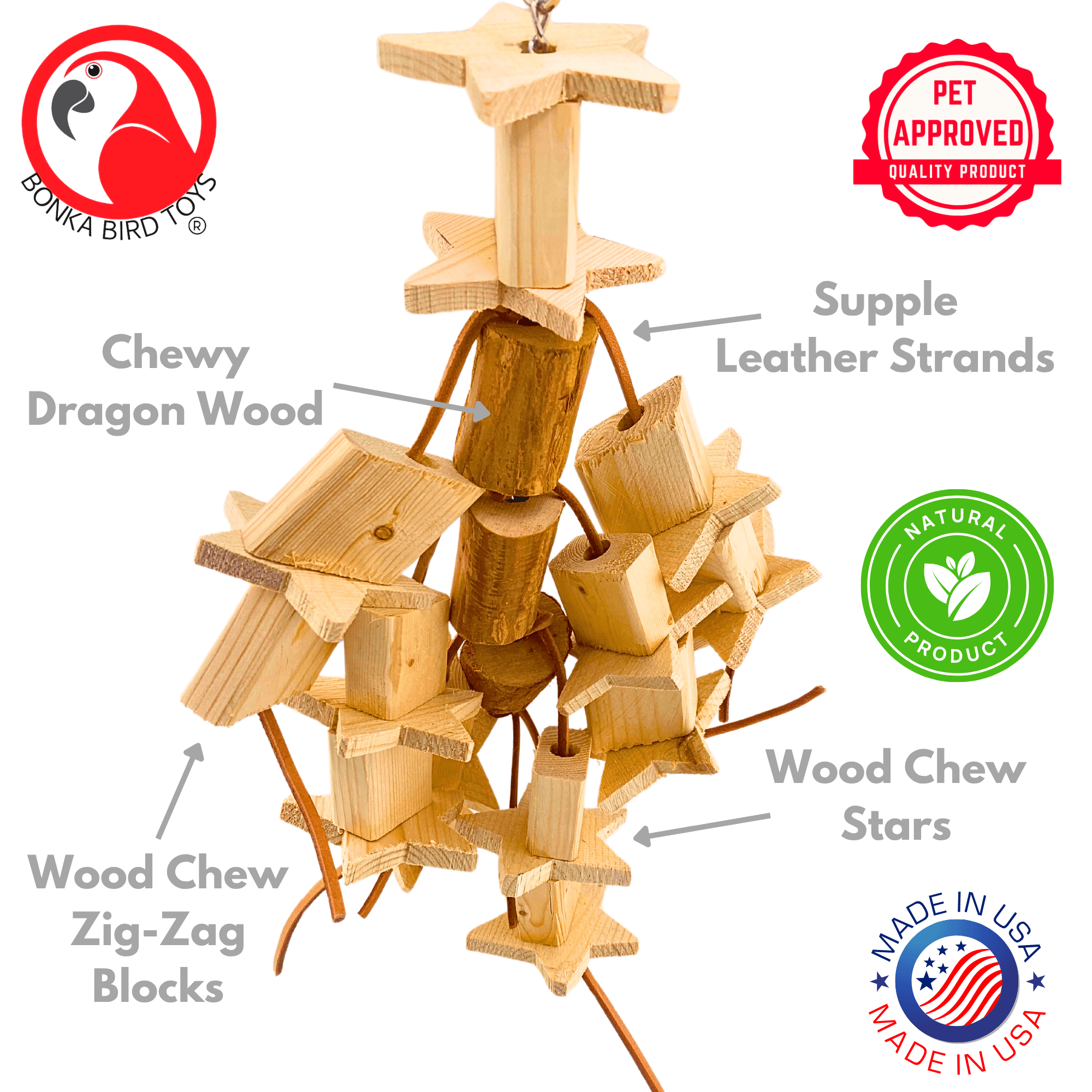 1152 Stellar Chomp Tower - Bonka Bird Toys