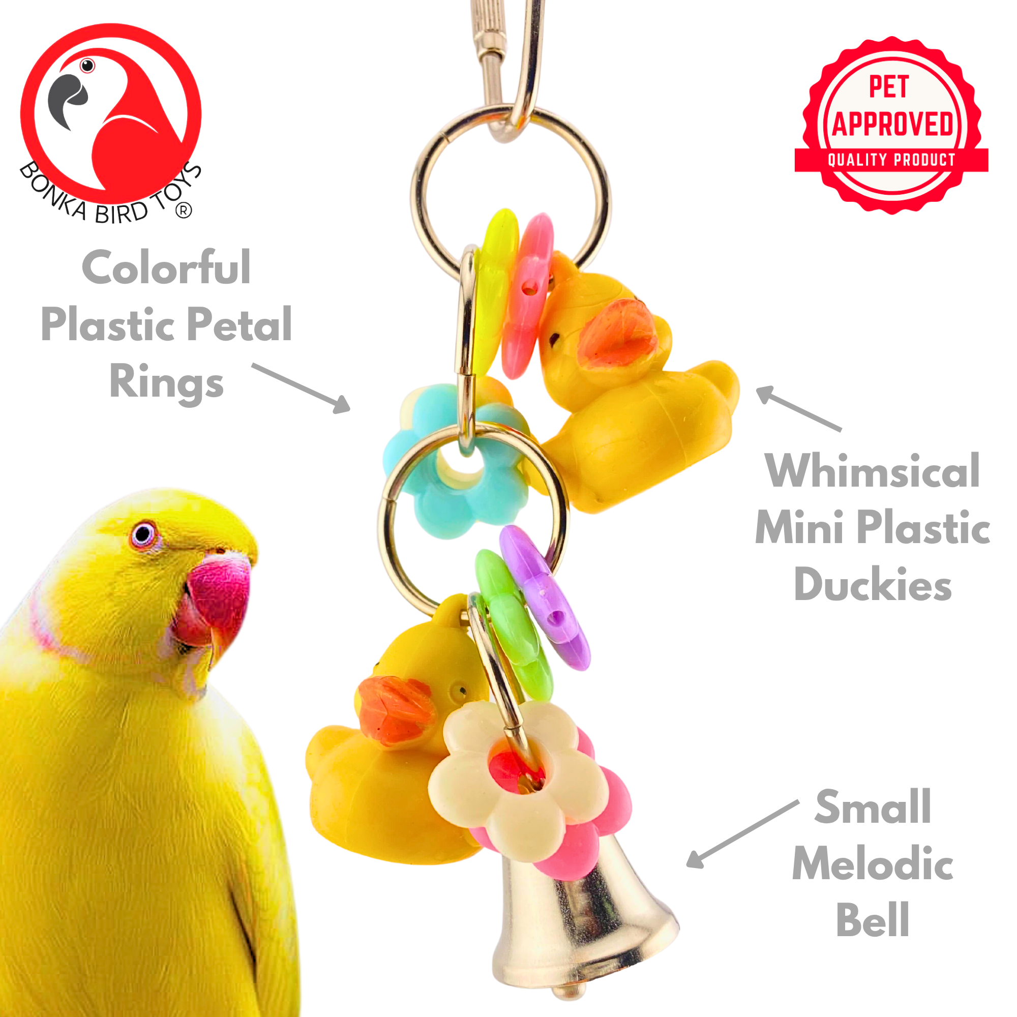 1729 Tini Duck - Bonka Bird Toys
