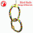 1677 Twin Rainbow Ring - Bonka Bird Toys