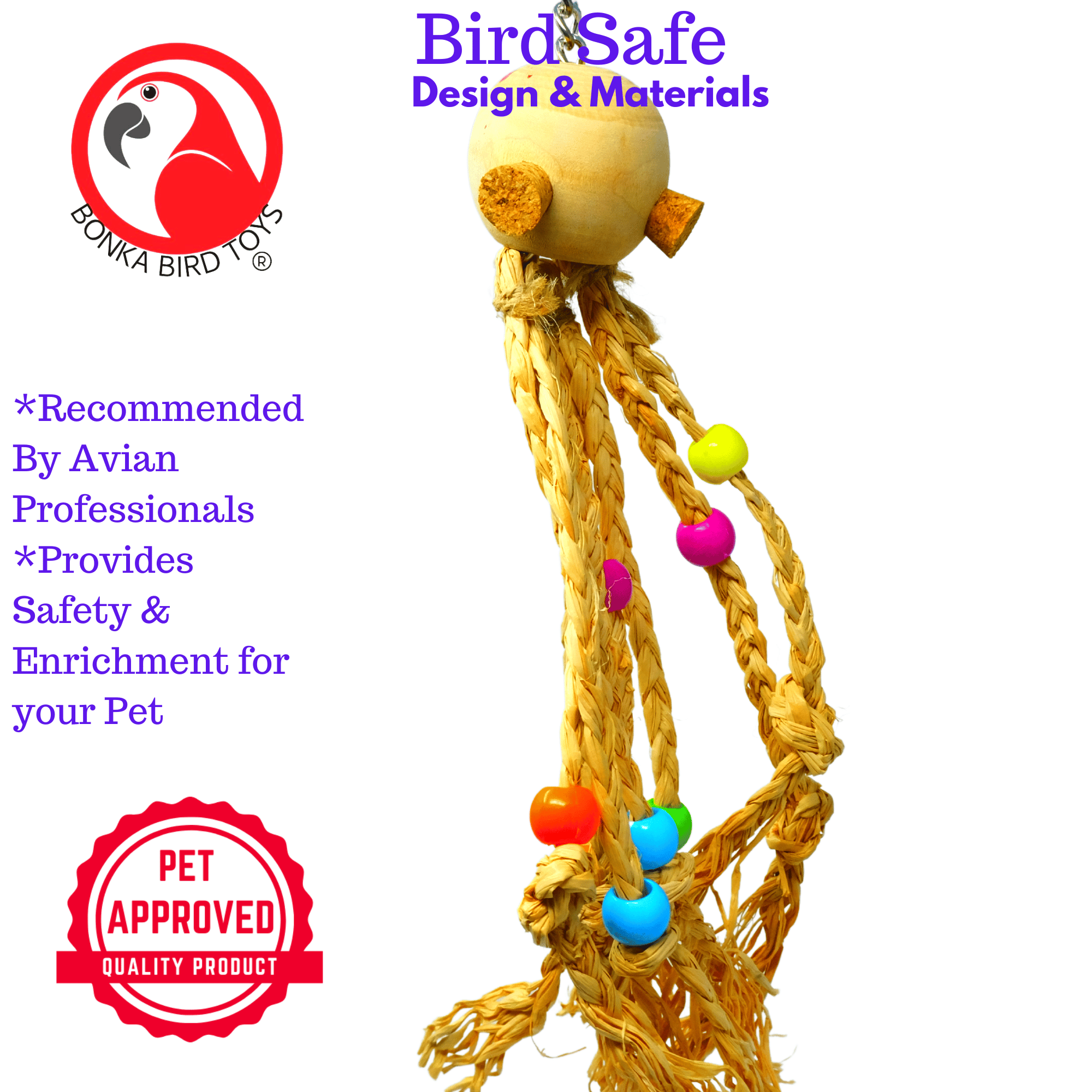 2225 Rasta Platt - Bonka Bird Toys