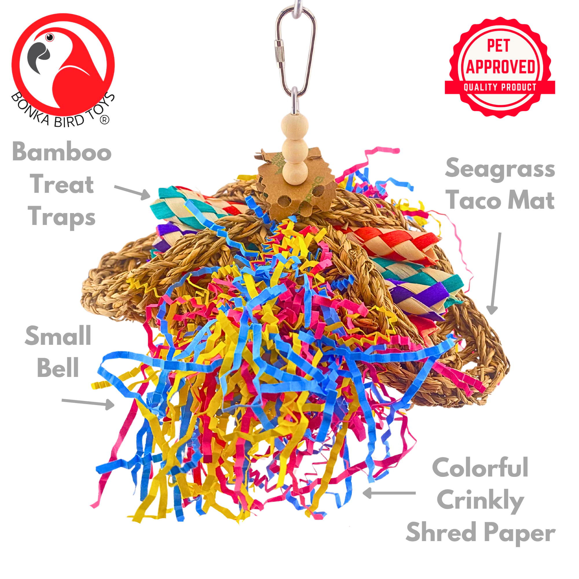 1359 Mini Taco - Bonka Bird Toys