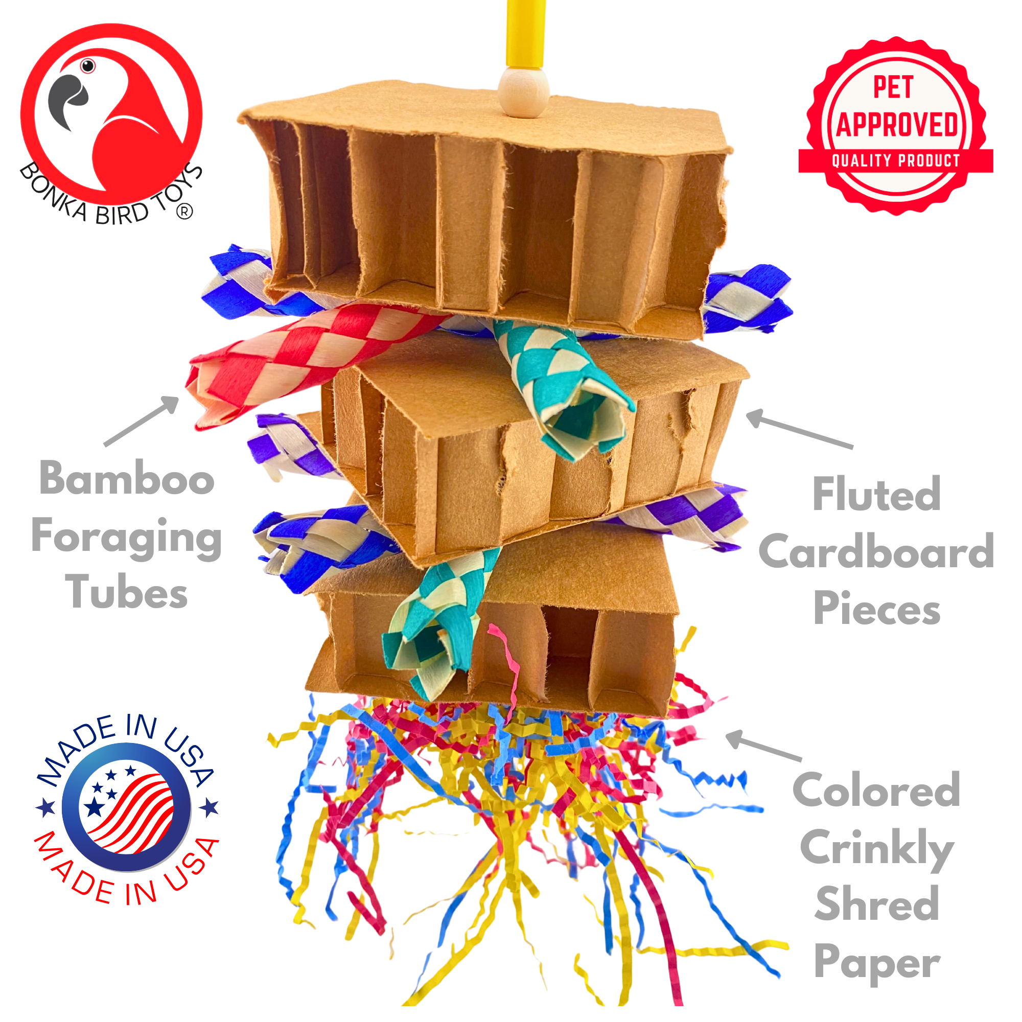 3734 Clown Box - Bonka Bird Toys