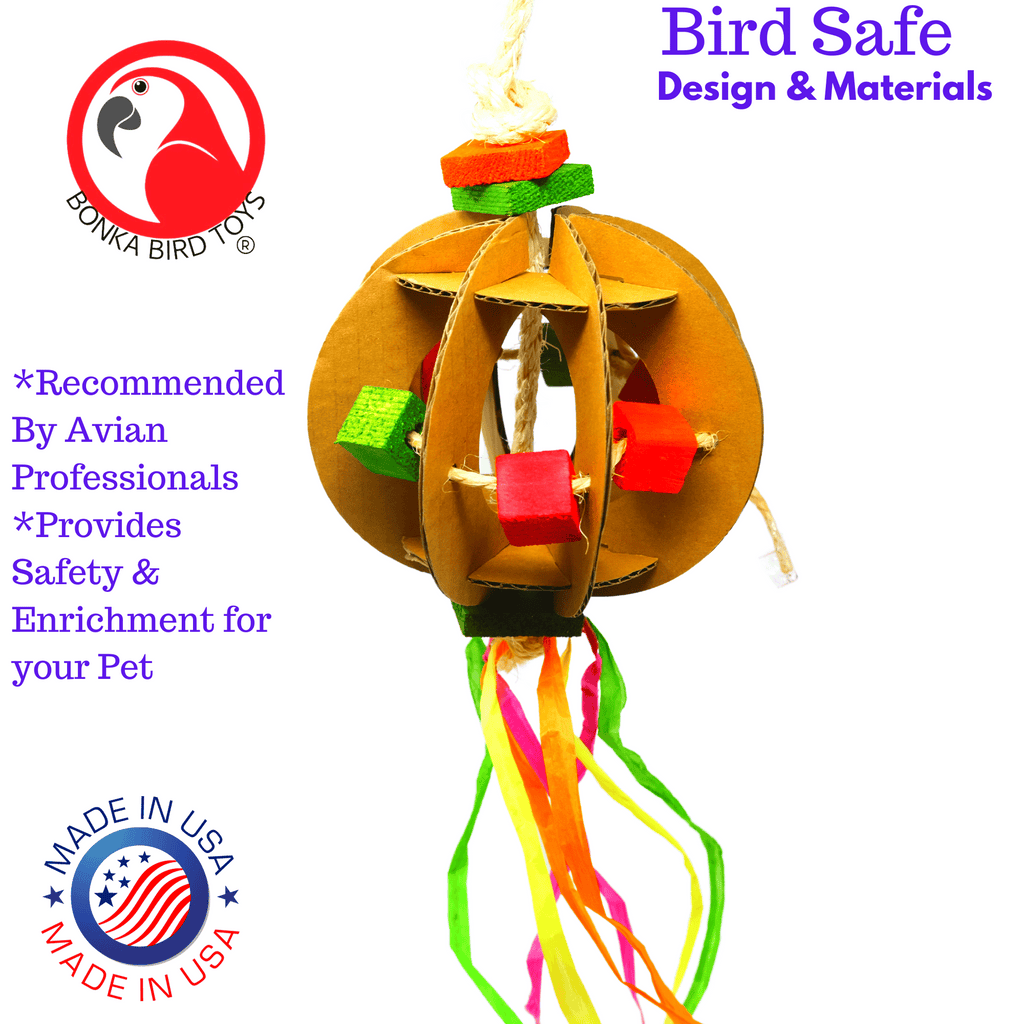 2408 Medium Cardboard Globe - Bonka Bird Toys