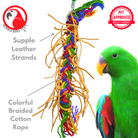 2629 Large Leather Braid - Bonka Bird Toys