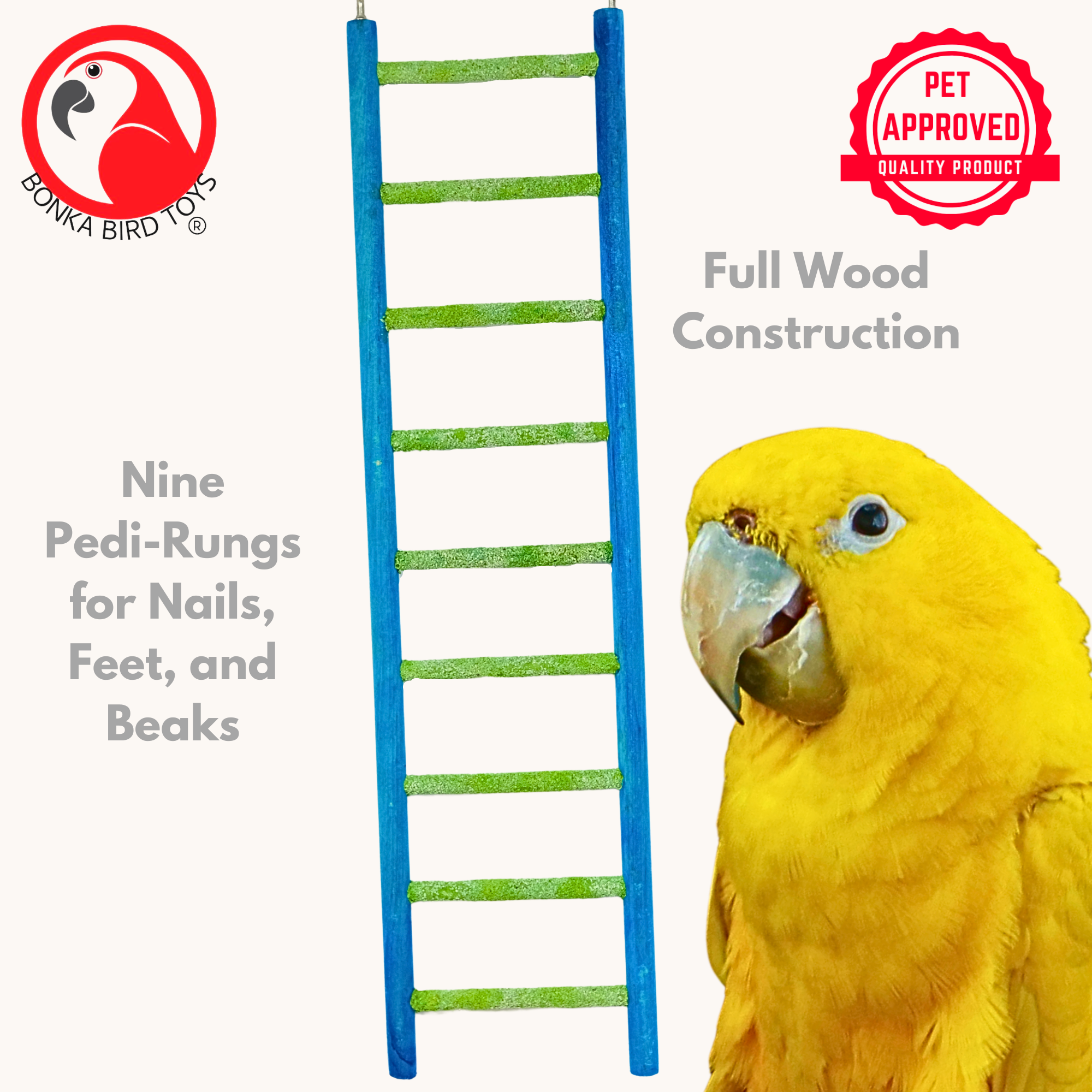 30803 Medium 14" Pedi-Ladder - Bonka Bird Toys