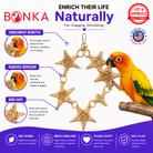 3374 Natural Vine Star Chain - Bonka Bird Toys