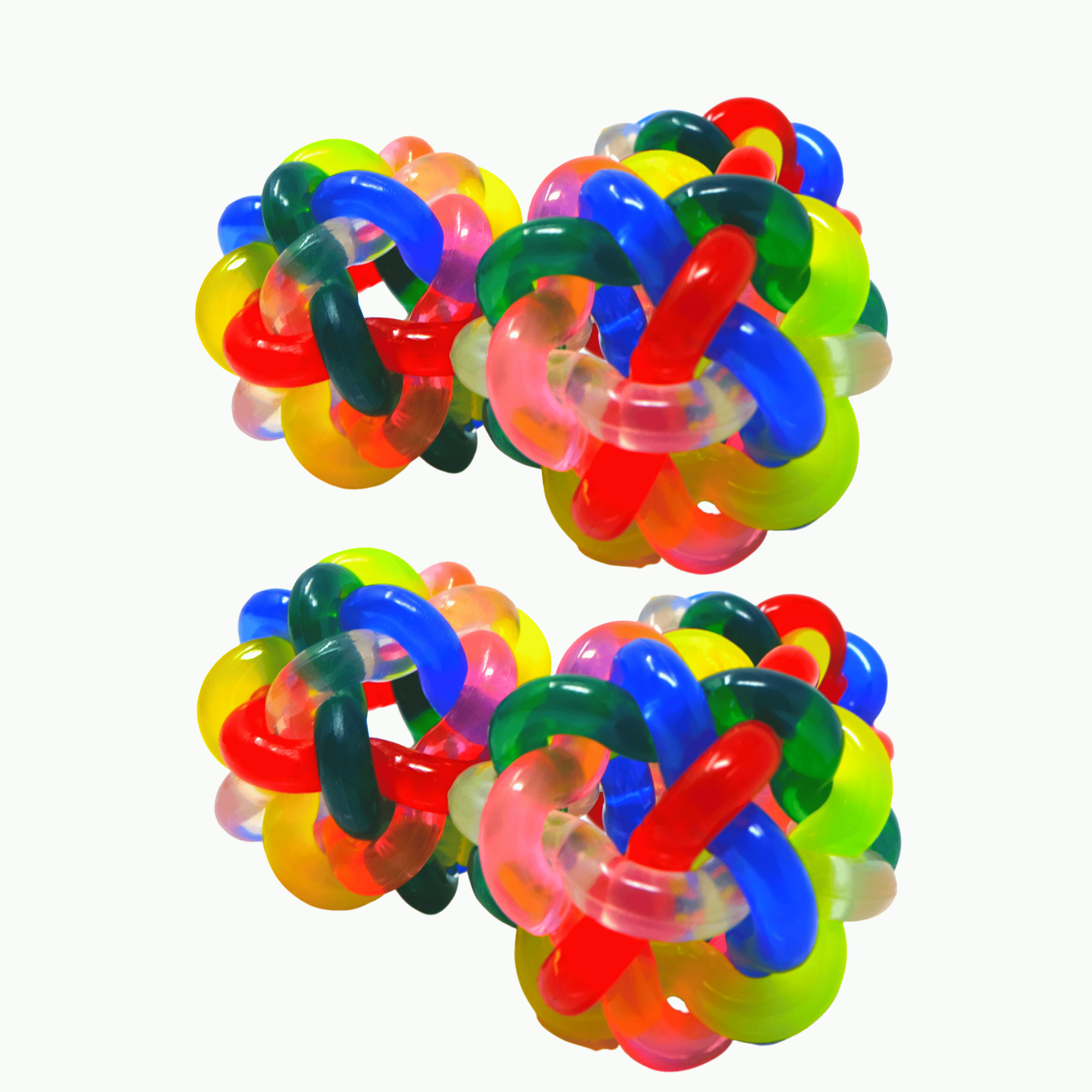 2013 Wibbly Foot Talon 3-Inch Balls - Bonka Bird Toys