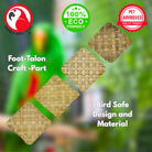 3428 Pk4 Palm 4-Inch Mats - Bonka Bird Toys