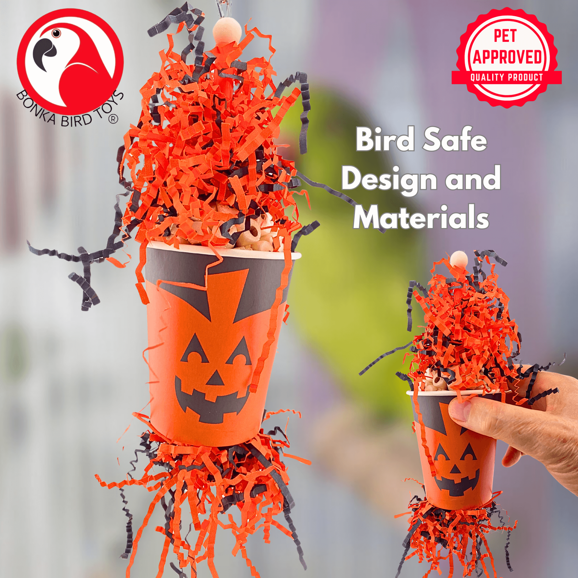 2869 Pumpkin Forager - Bonka Bird Toys