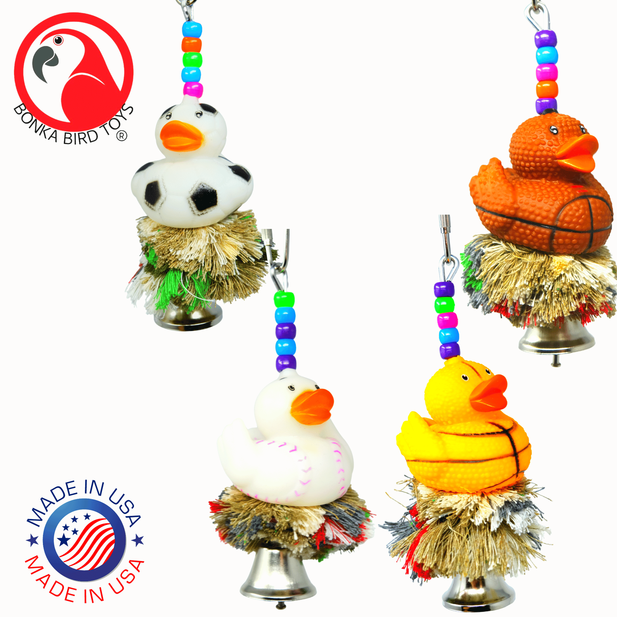 Sports Ducky Plucker - Bonka Bird Toys