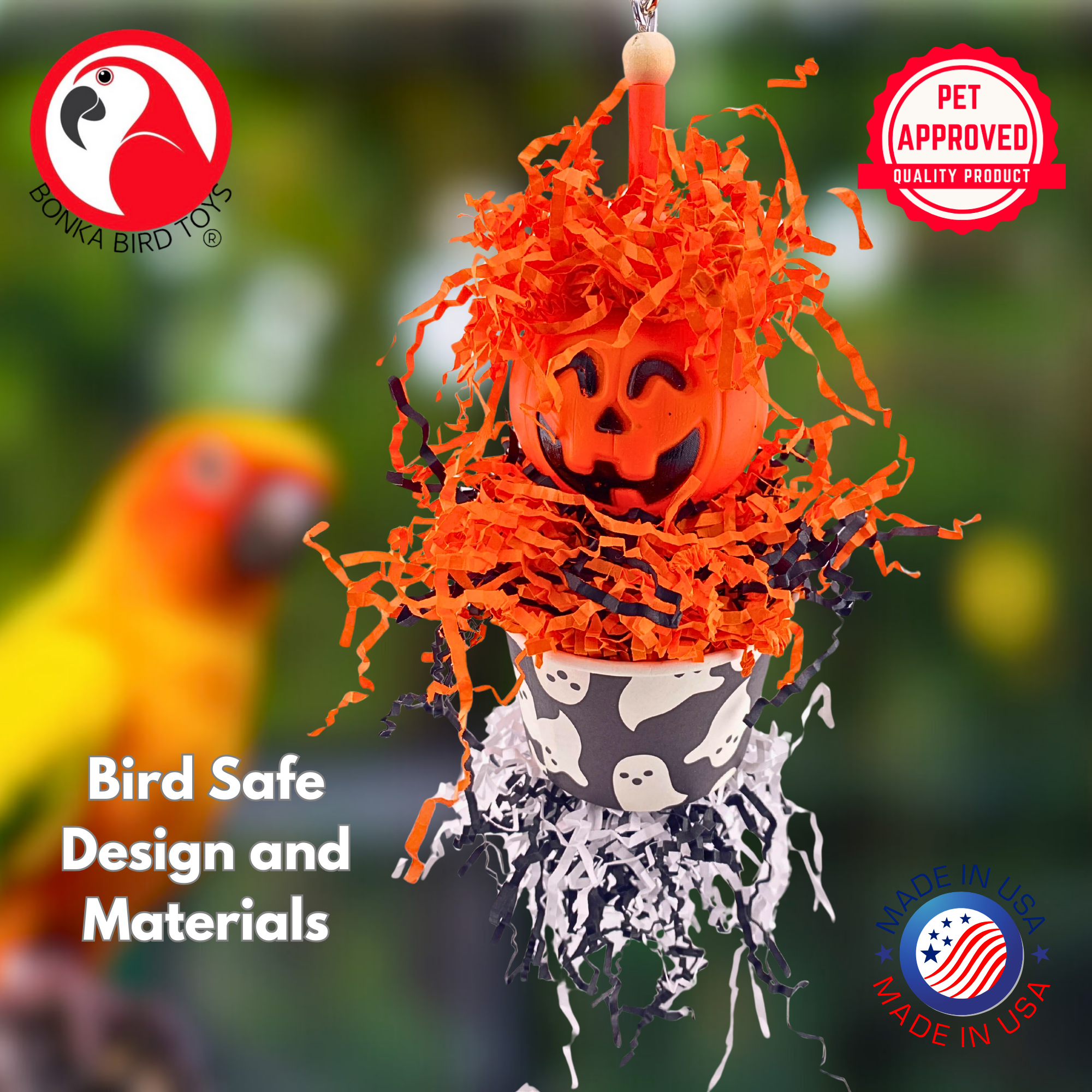 992 Pumpkin Ghost Party - Bonka Bird Toys