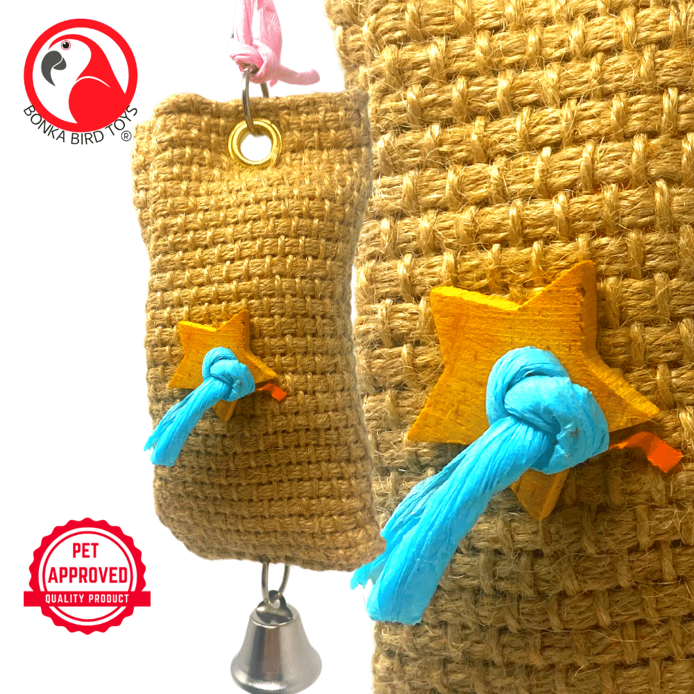 2627 Sisal Foraging Pouch - Bonka Bird Toys