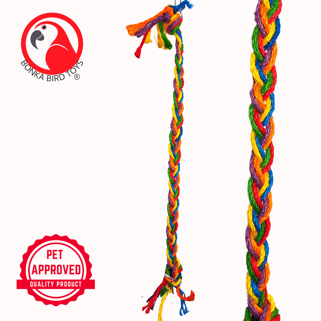 01156 Rainbow Rope Bridge - Bonka Bird Toys