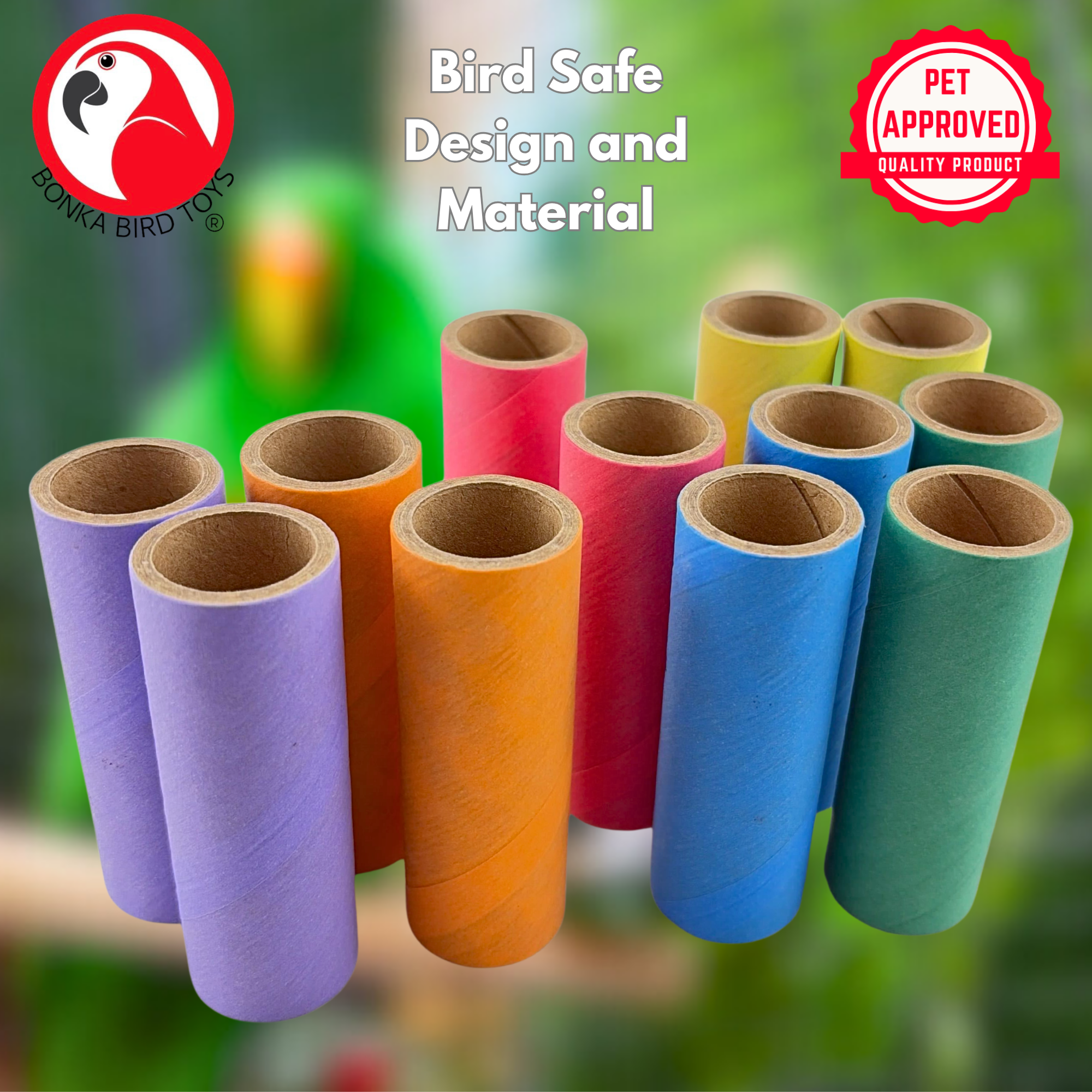 2781 Pk12 Bagel Tubes - Bonka Bird Toys