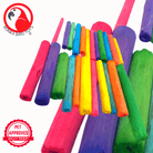 2944 PK24 2" Colored Jute Sticks - Bonka Bird Toys