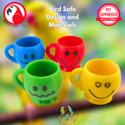 2779 Pk4 Mini Smile Mugs - Bonka Bird Toys