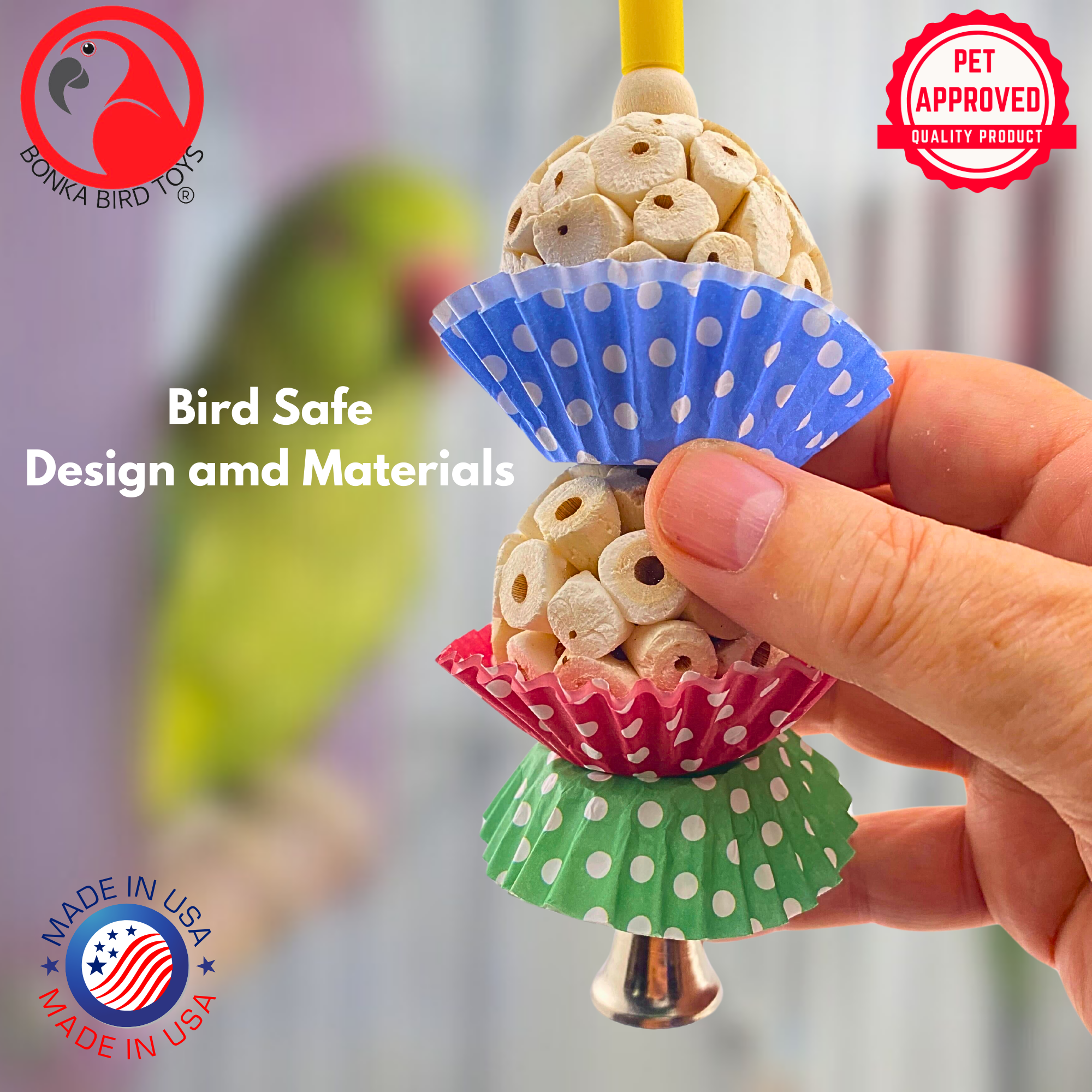2365 Two Mini Cake - Bonka Bird Toys