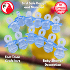 Crystal Cut Pk12 Pacifiers - Bonka Bird Toys