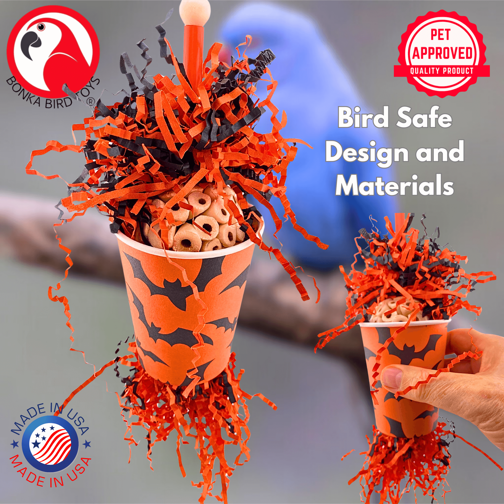 2874 Bat Crazy - Bonka Bird Toys