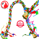 1115 Large Rope Charm Perch:(36" x 1")Flexible Cotton Perch for Medium to Large Parrots by Bonka Bird Toys - Bonka Bird Toys