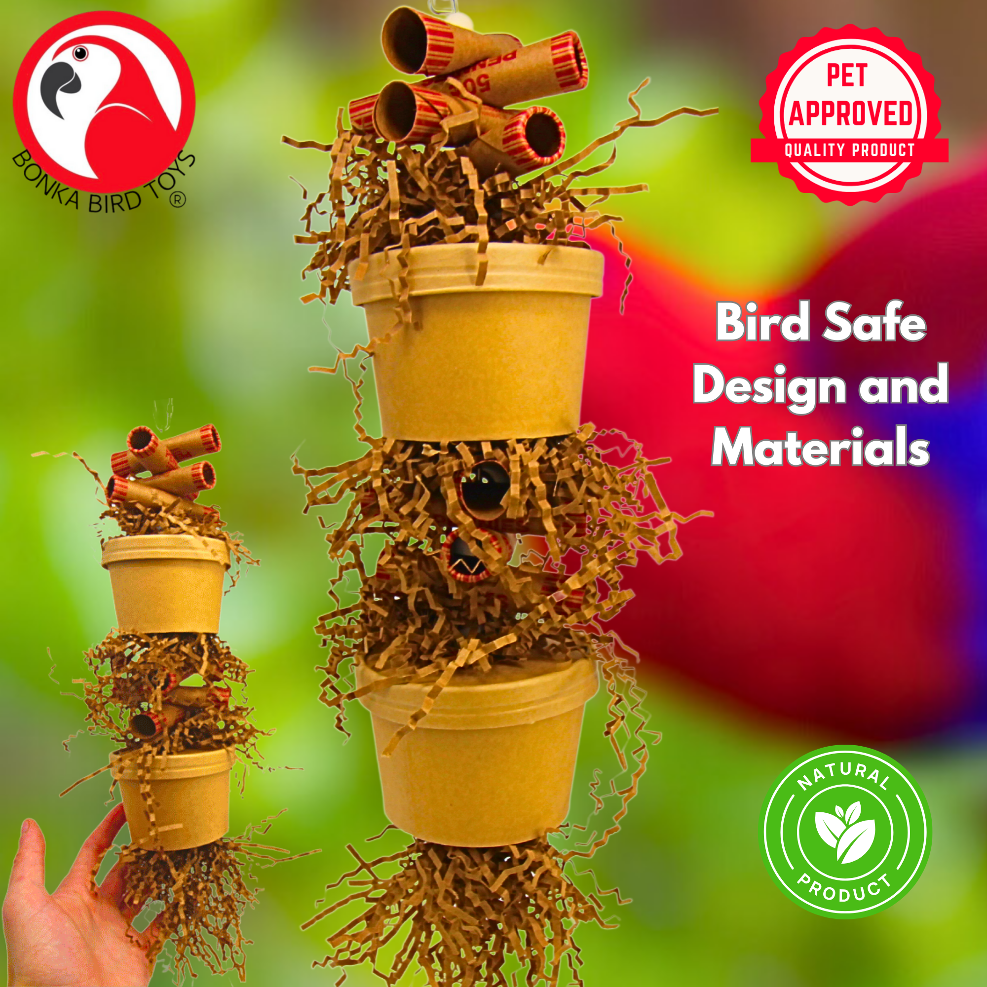 3867 Duo Money Pot - Bonka Bird Toys