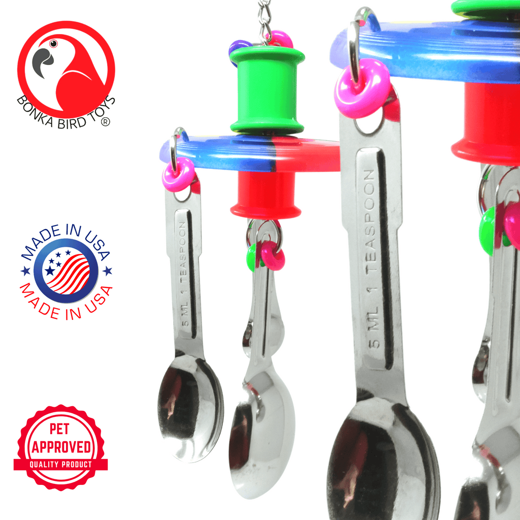 3156 Spoon Spinner SALE - Bonka Bird Toys