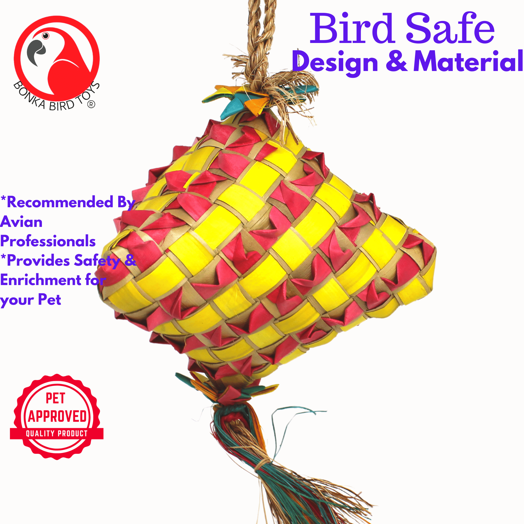 03416 Extra Large Diamond - Bonka Bird Toys