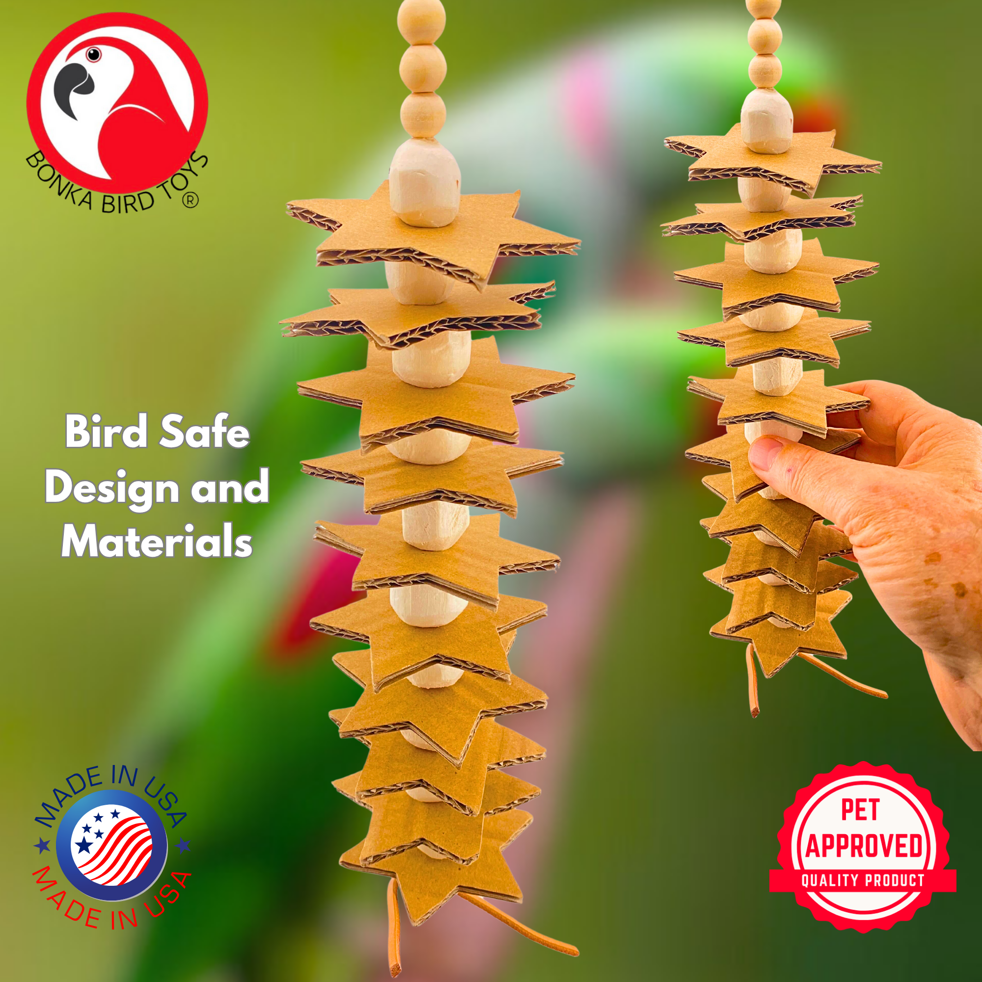 1148 Long Sola Star - Bonka Bird Toys