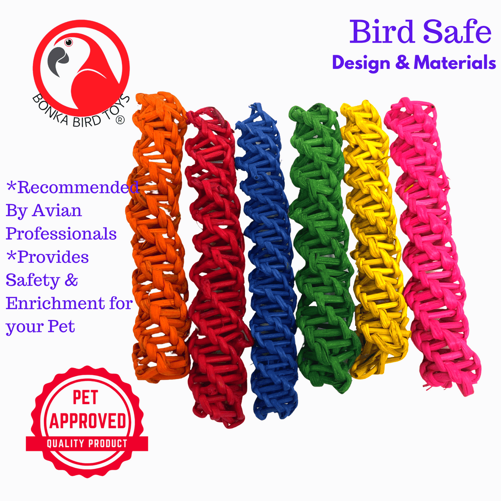 2517 Pk6 Large Colored Vine Ladders - Bonka Bird Toys