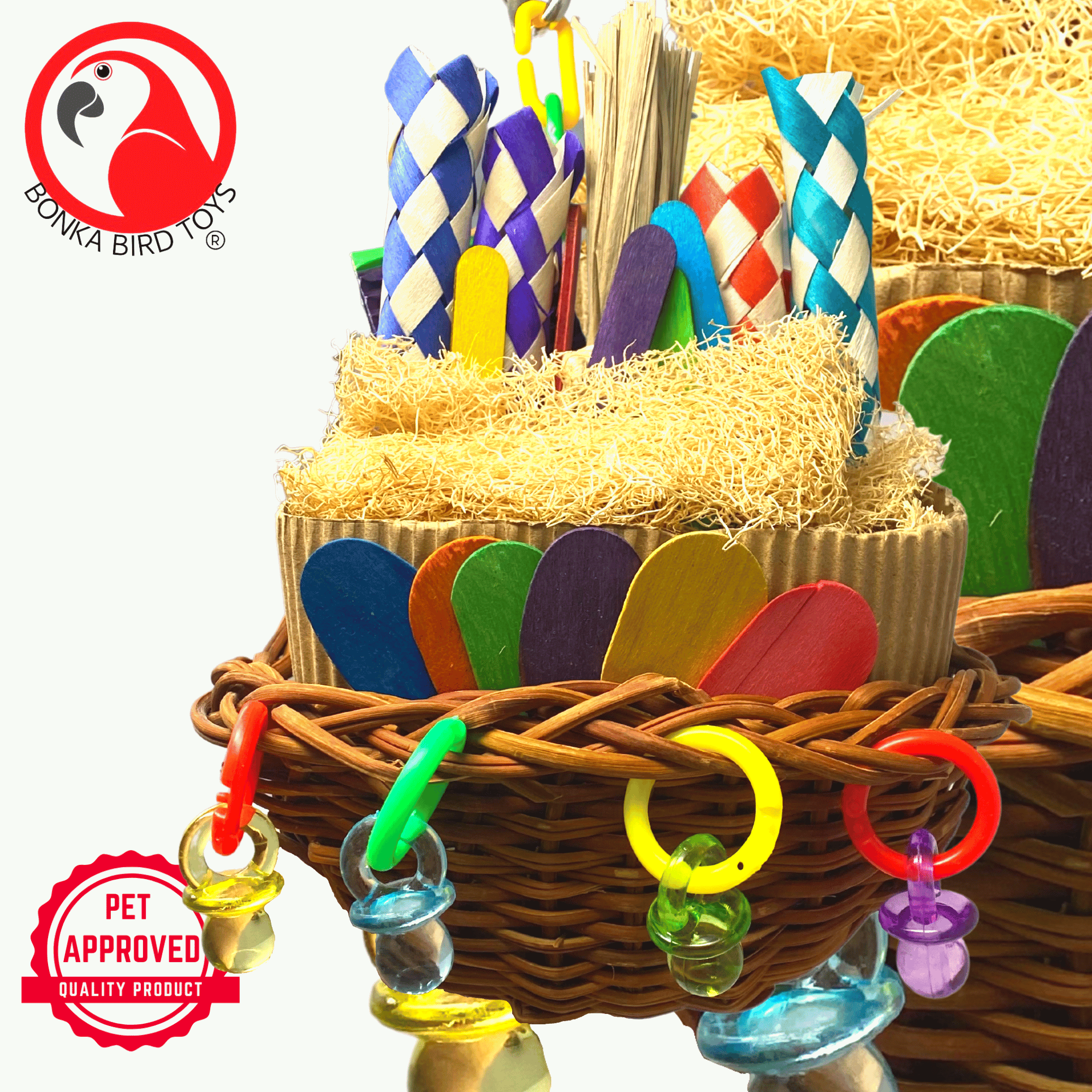 2500 Party Basket - Bonka Bird Toys