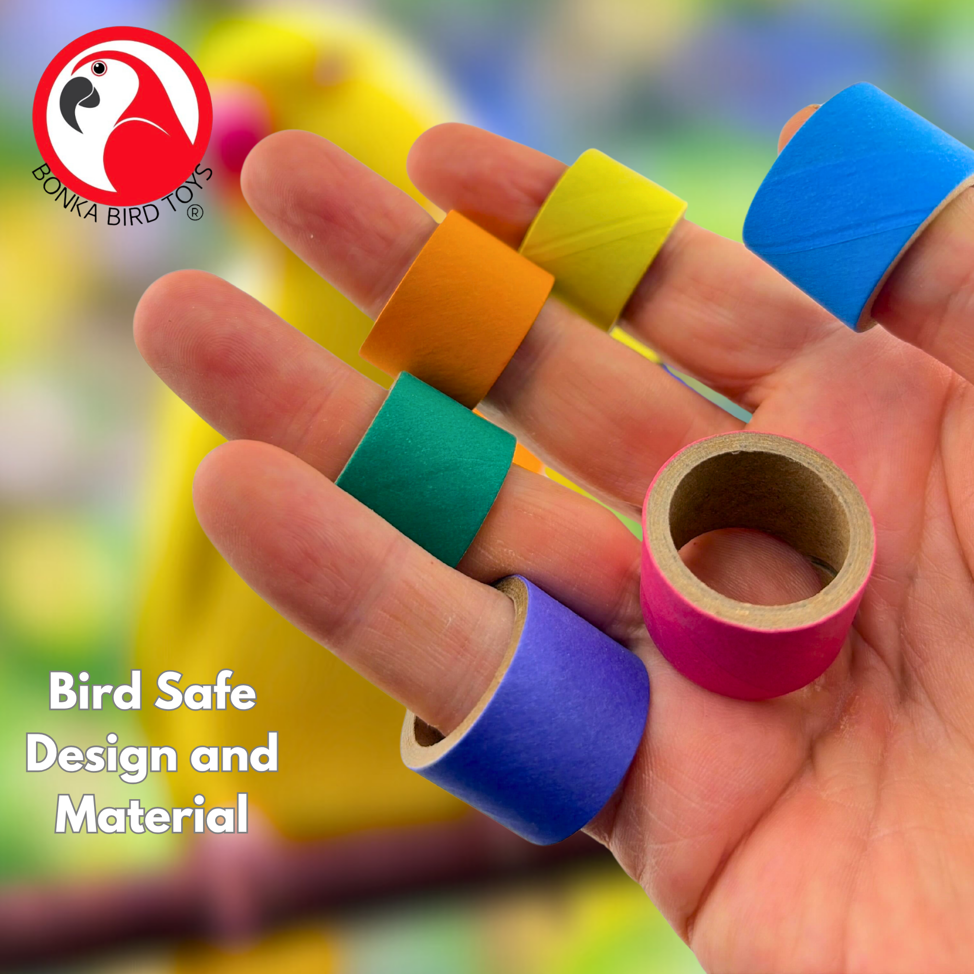 2591 12pk 3/4-Inch Ring Bagels - Bonka Bird Toys