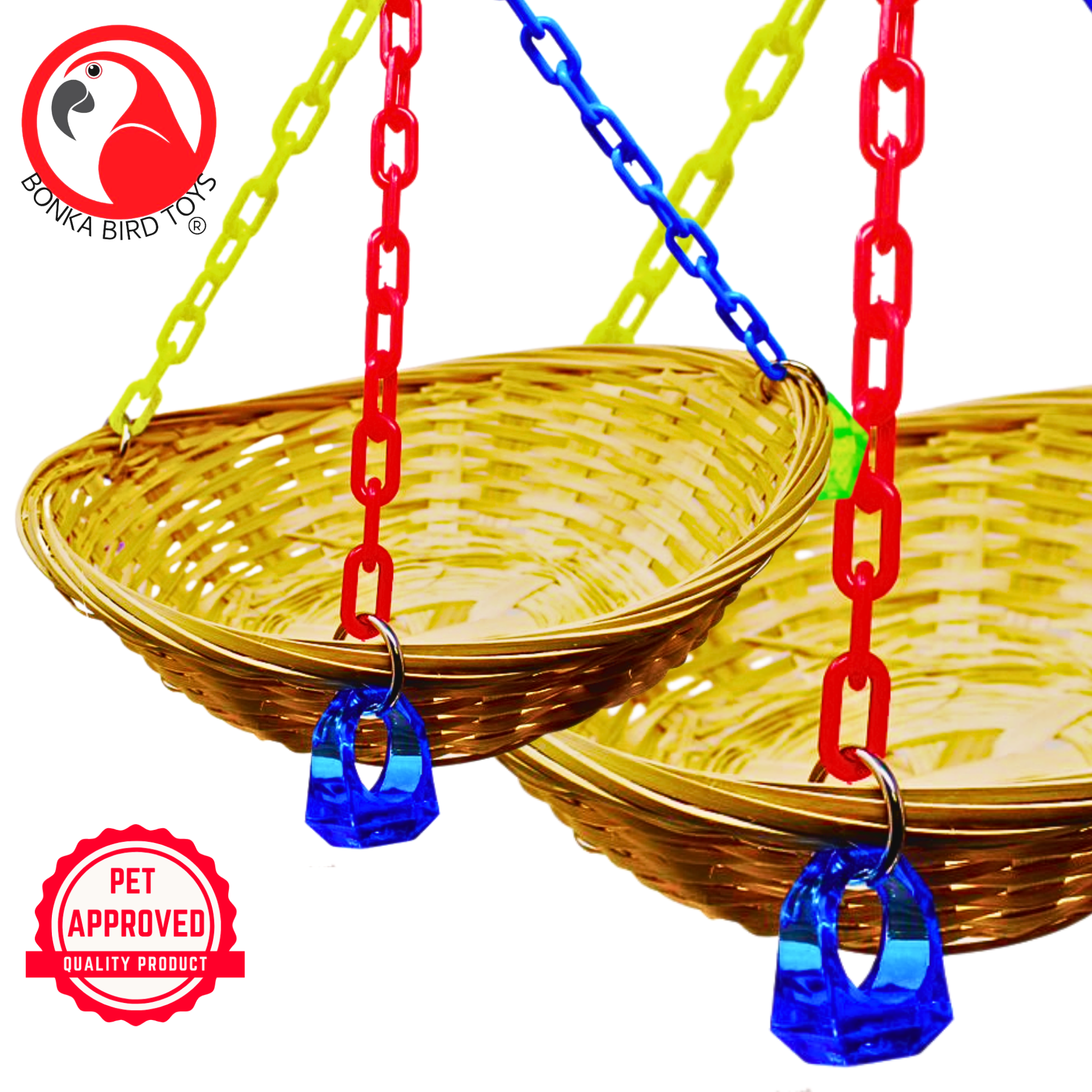 1914 Basket Swing - Bonka Bird Toys