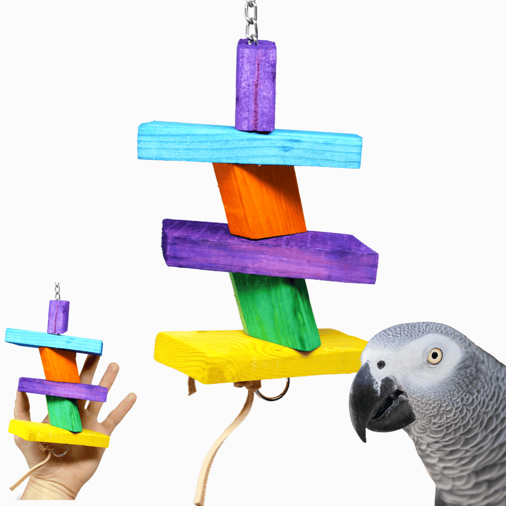 1073 Wood Stepper - Bonka Bird Toys