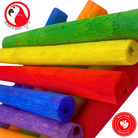2638 Pk12 Thin Colored Sola Sticks - Bonka Bird Toys
